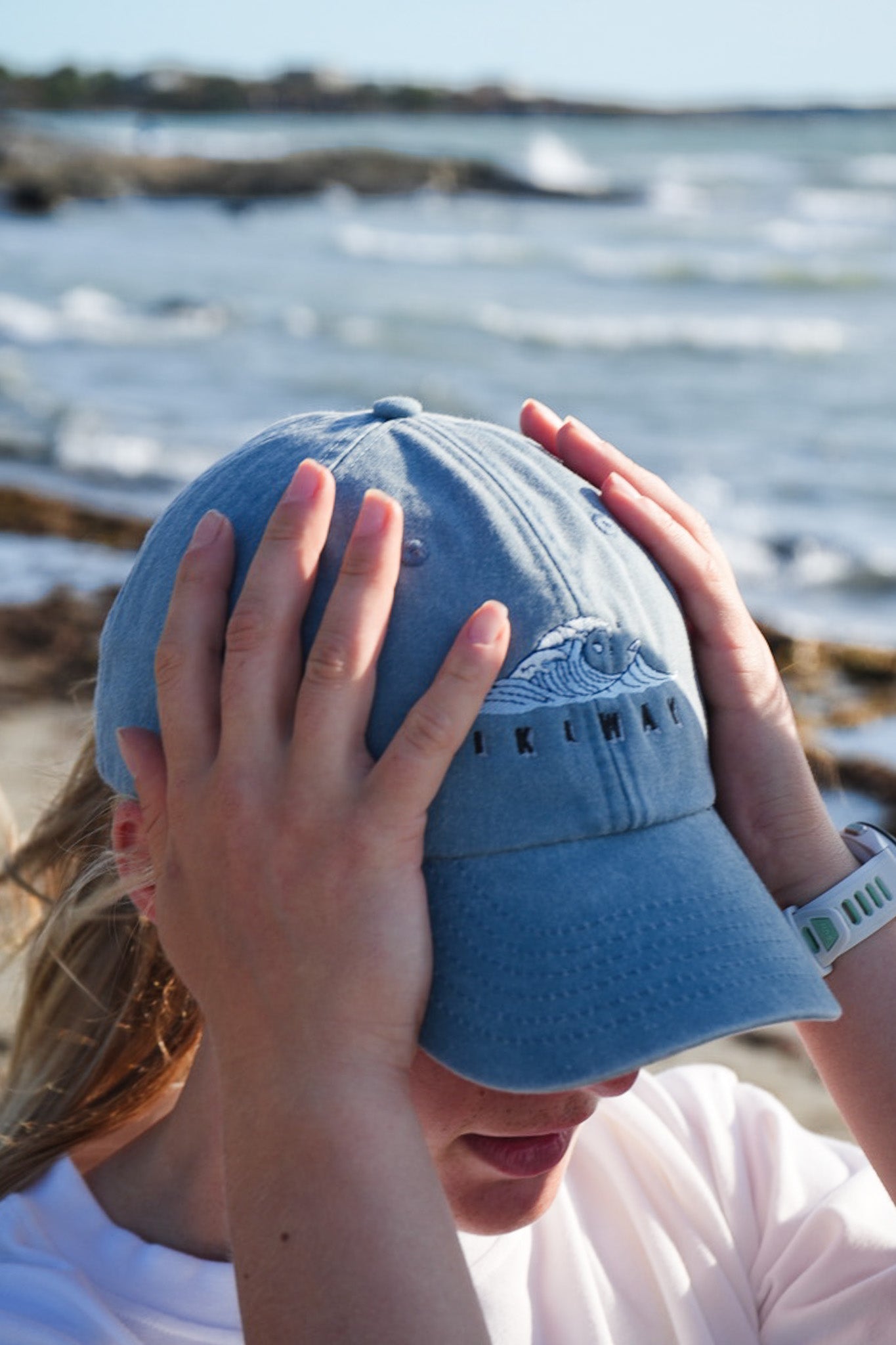 IKI WAVE | Vintage cap BLUE ikiway