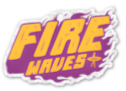 Fire waves | Sticker ikiway