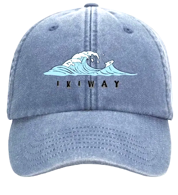 IKI WAVE | Vintage cap BLUE ikiway