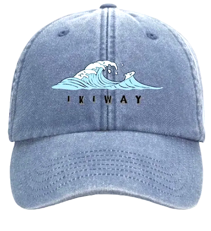 IKI WAVE | Vintage cap BLUE ikiway