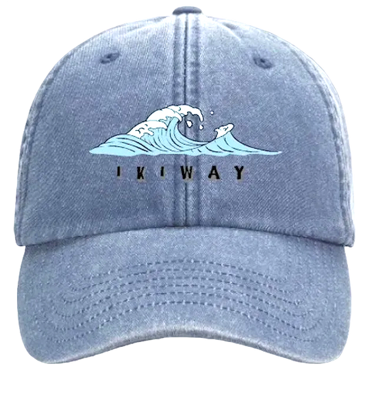 IKI WAVE | Vintage cap BLUE ikiway
