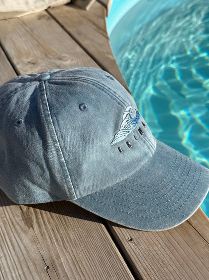 IKI WAVE | Vintage cap BLUE ikiway