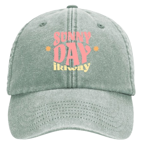 SUNNY DAY | Vintage cap GREEN ikiway
