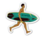 Surf Man | Sticker ikiway