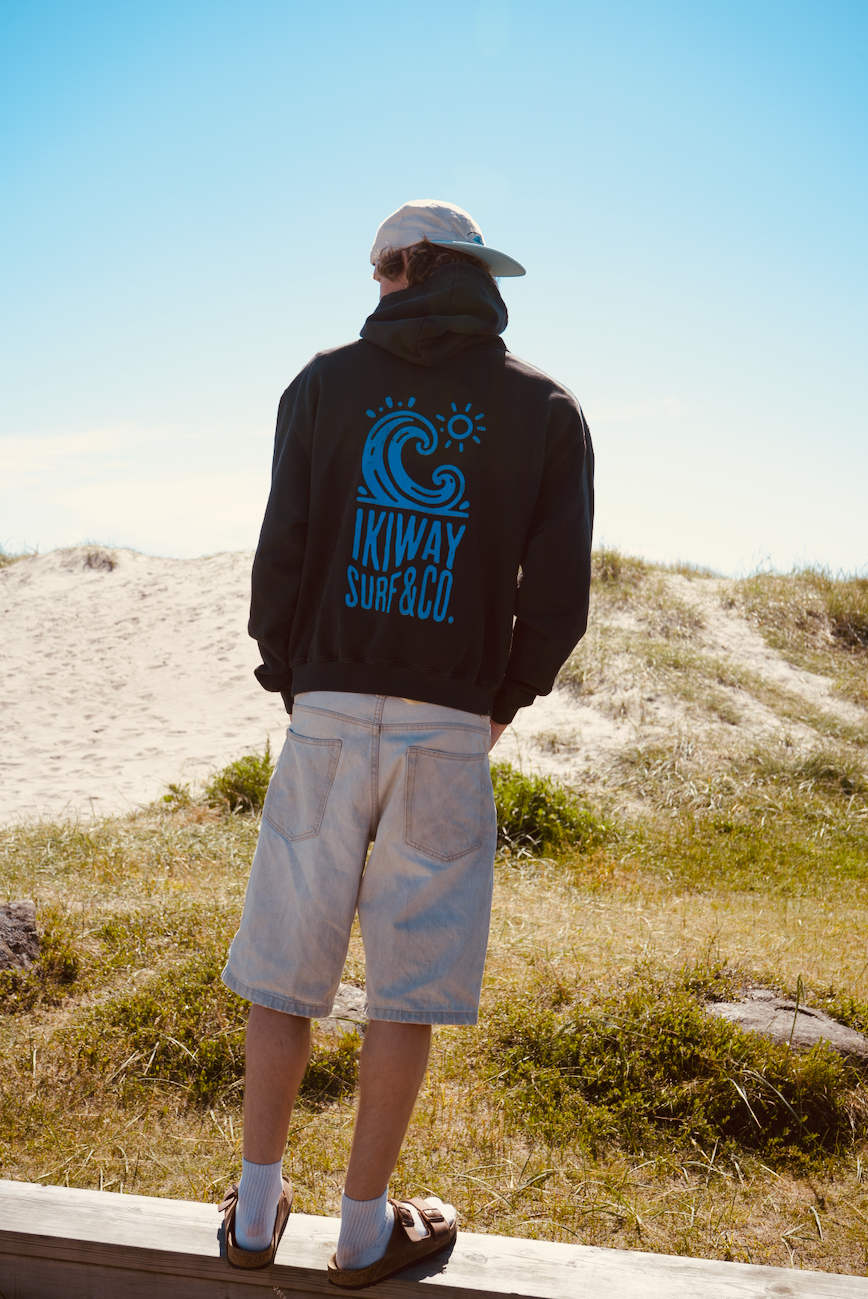 Surf & Co | Hoodie — Vintage Black ikiway