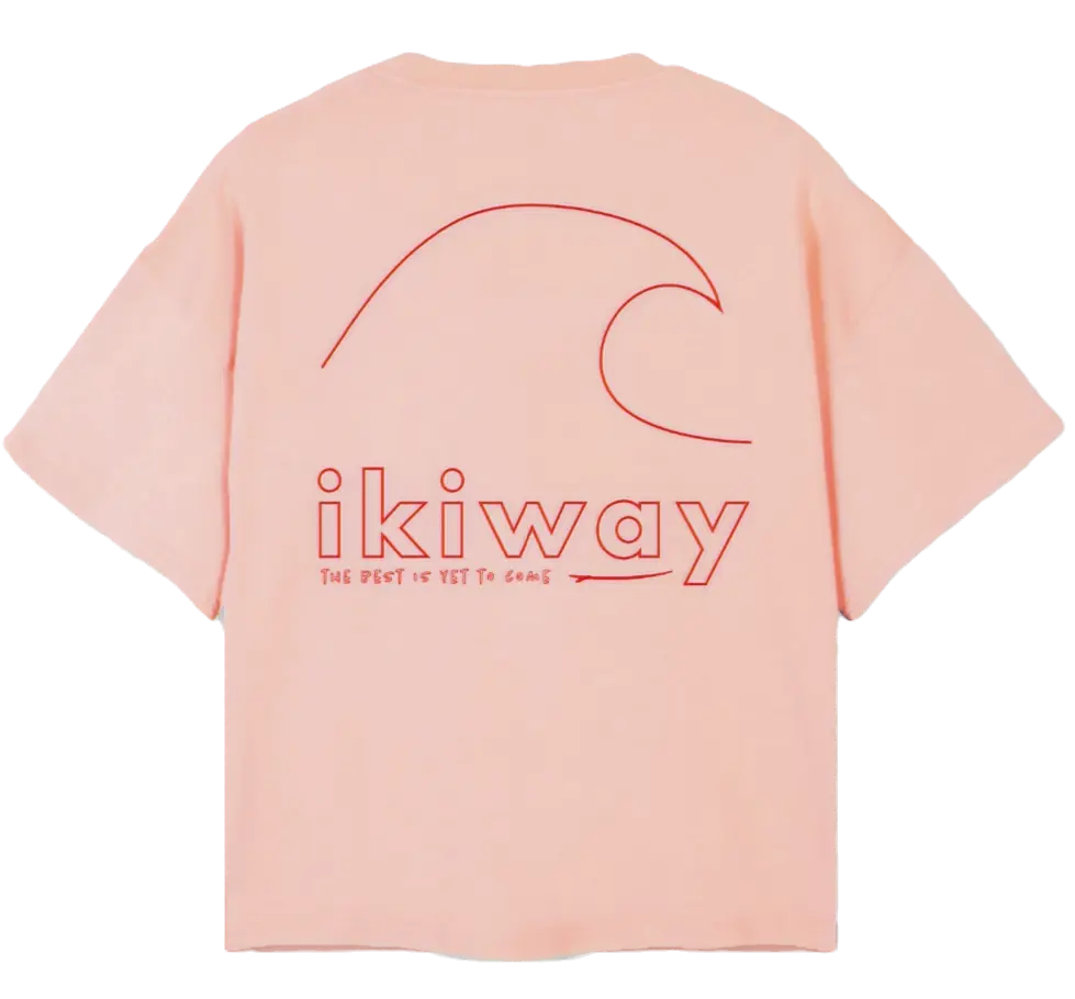ikiway Wave | T-Shirt — Pink Clay ikiway