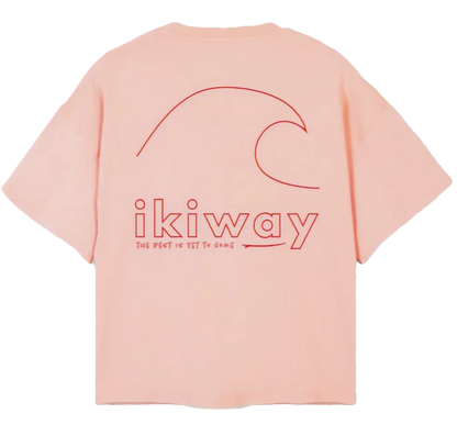 ikiway Wave | T-Shirt — Pink Clay ikiway