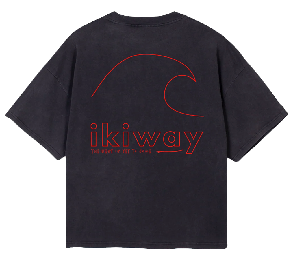 ikiway Wave | T-Shirt — Vintage Black ikiway