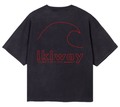 ikiway Wave | T-Shirt — Vintage Black ikiway