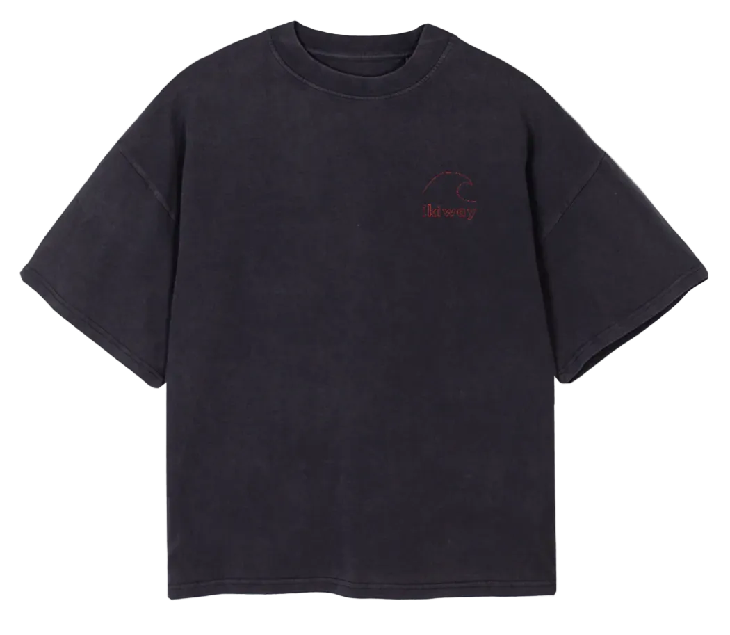 ikiway Wave | T-Shirt — Vintage Black ikiway