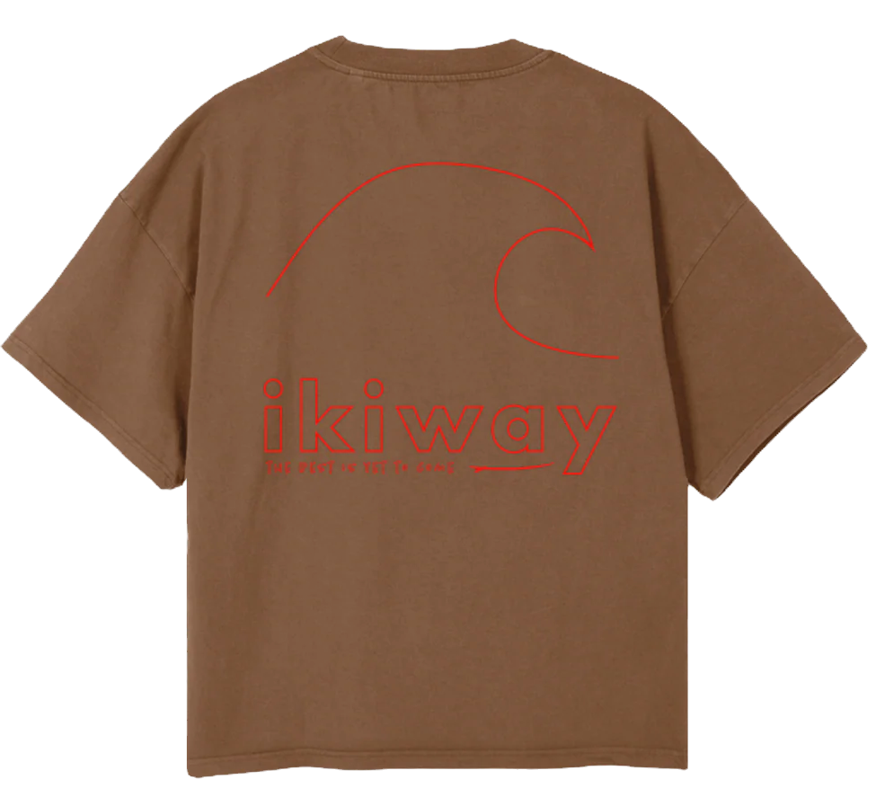 ikiway Wave | T-Shirt — Vintage Tan ikiway