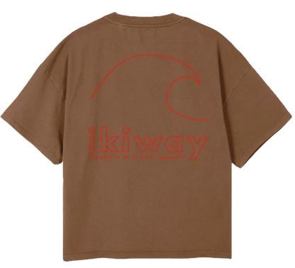 ikiway Wave | T-Shirt — Vintage Tan ikiway