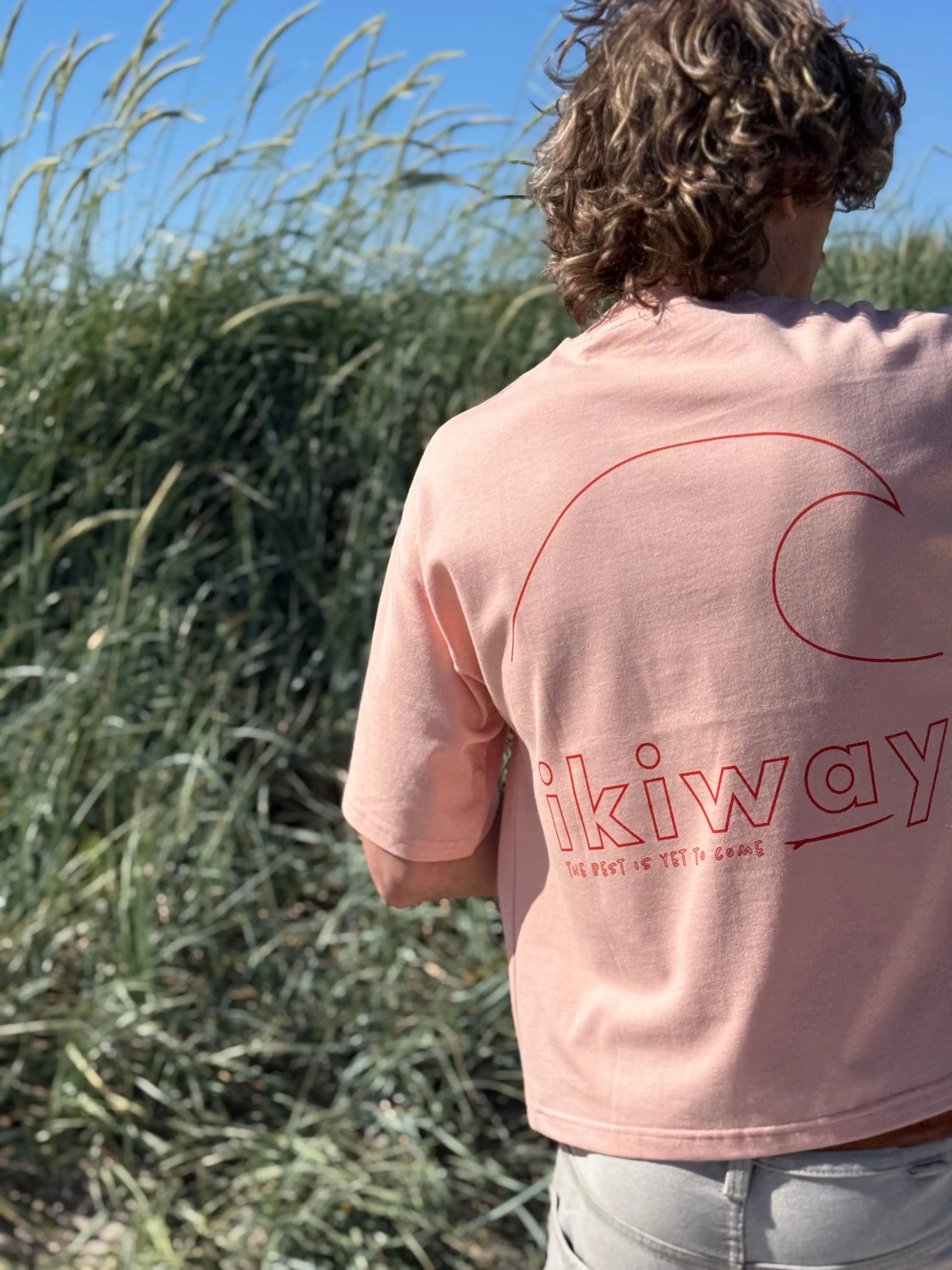 ikiway Wave | T-Shirt — Pink Clay ikiway