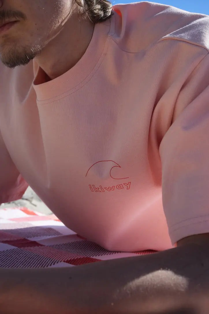 ikiway Wave | T-Shirt — Pink Clay ikiway