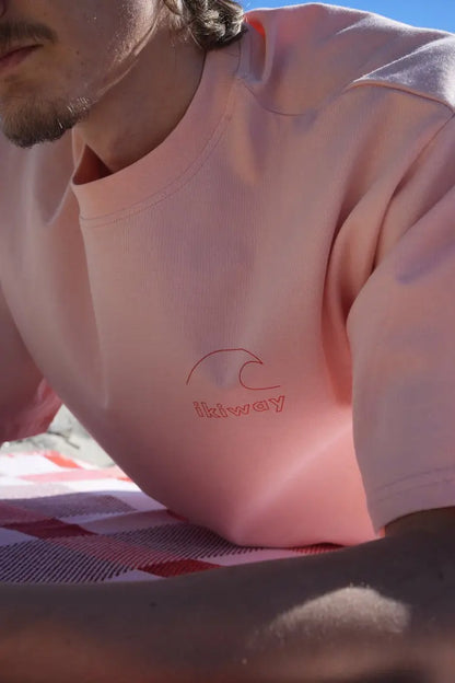 ikiway Wave | T-Shirt — Pink Clay ikiway