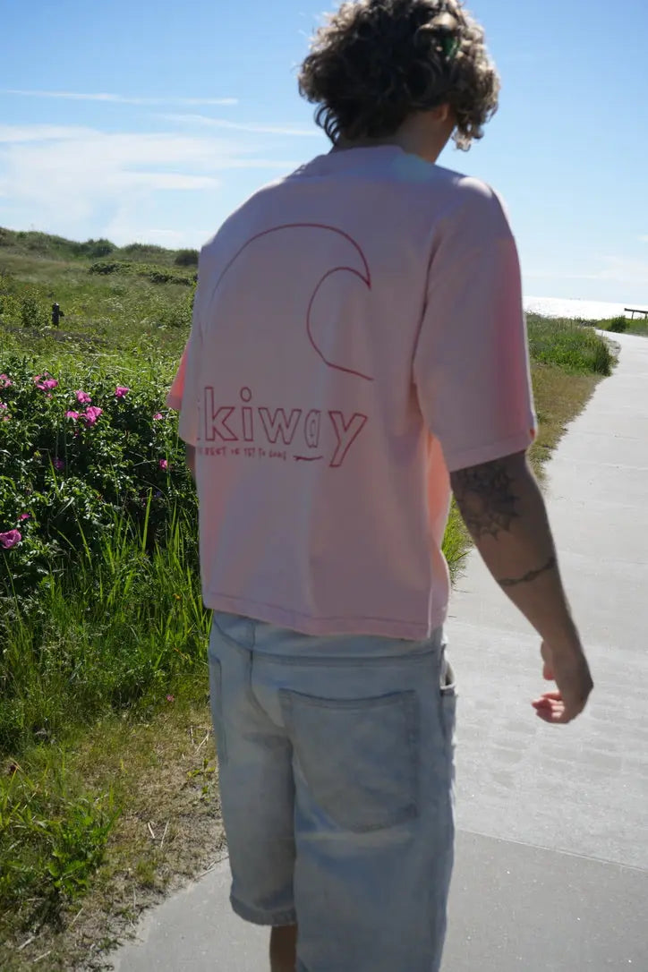 ikiway Wave | T-Shirt — Pink Clay ikiway