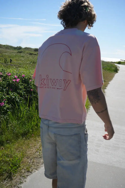 ikiway Wave | T-Shirt — Pink Clay ikiway