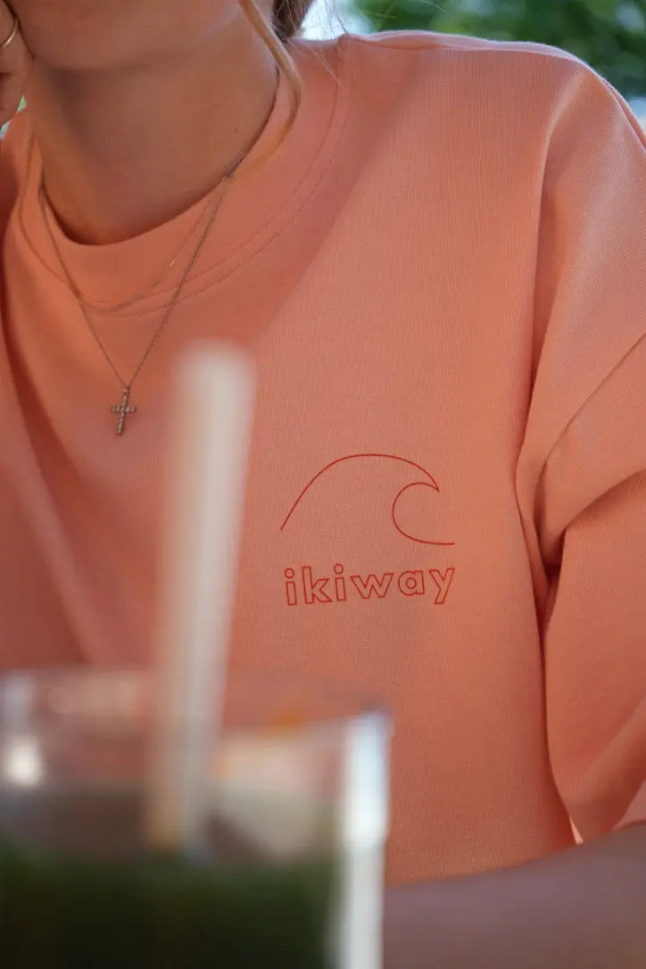 ikiway Wave | T-Shirt — Pink Clay ikiway