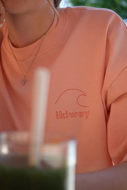 ikiway Wave | T-Shirt — Pink Clay ikiway