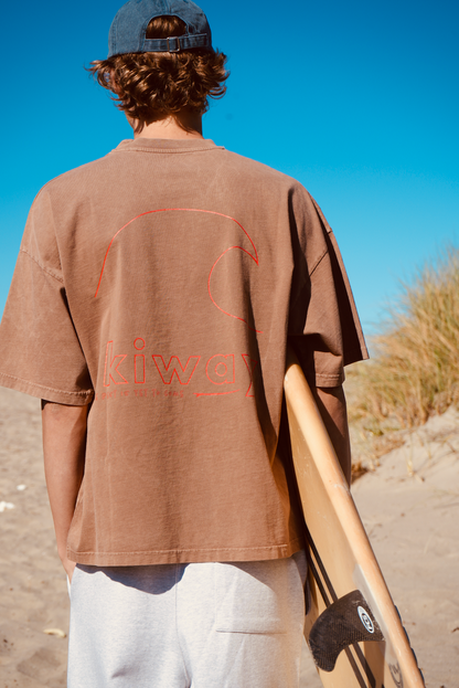 ikiway Wave | T-Shirt — Vintage Tan ikiway