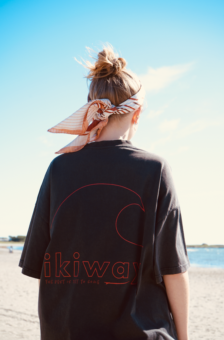ikiway Wave | T-Shirt — Vintage Black ikiway