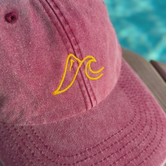 PEAK WAY WAVE | Vintage cap RED ikiway