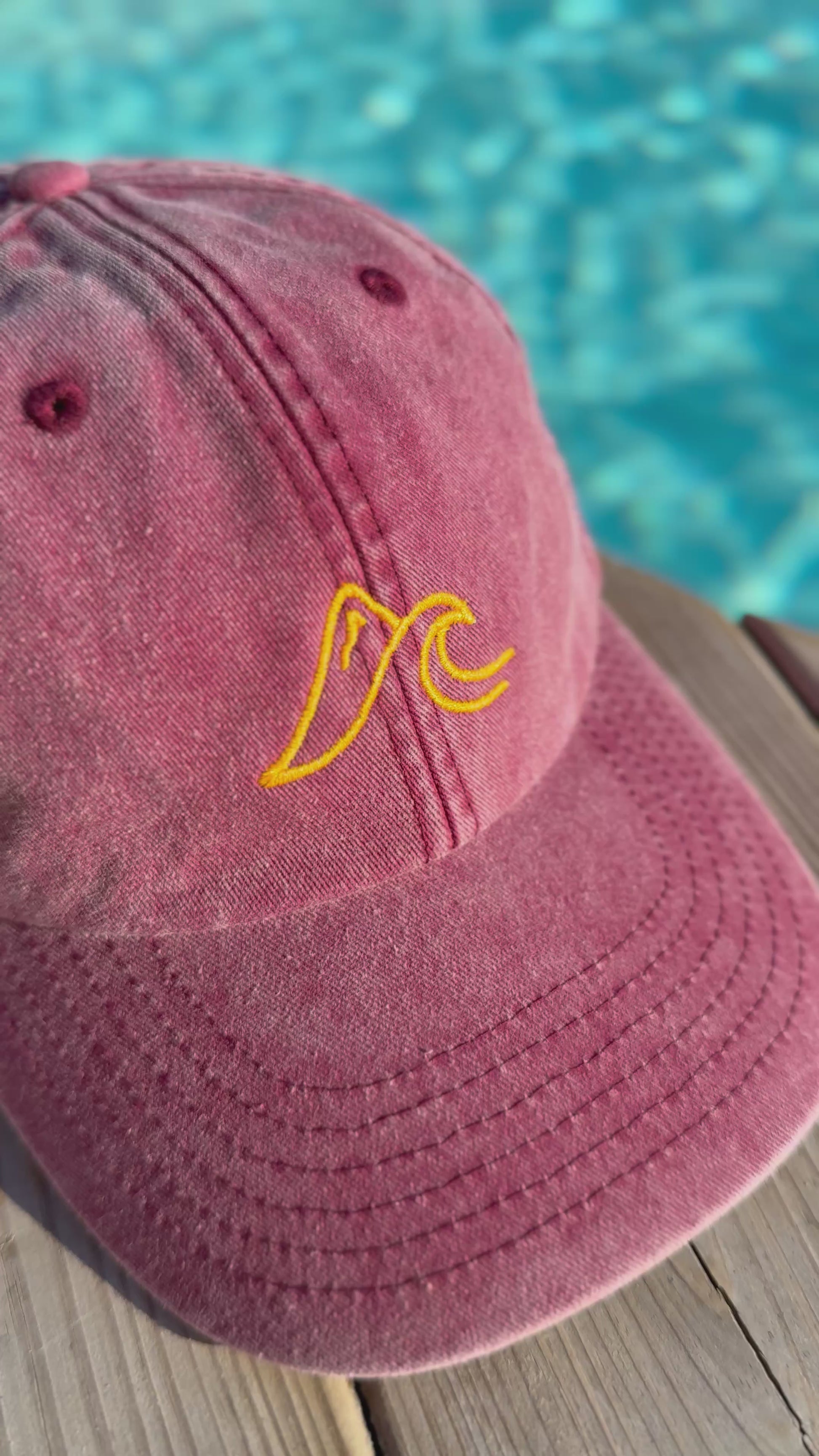 PEAK WAY WAVE | Vintage cap RED ikiway