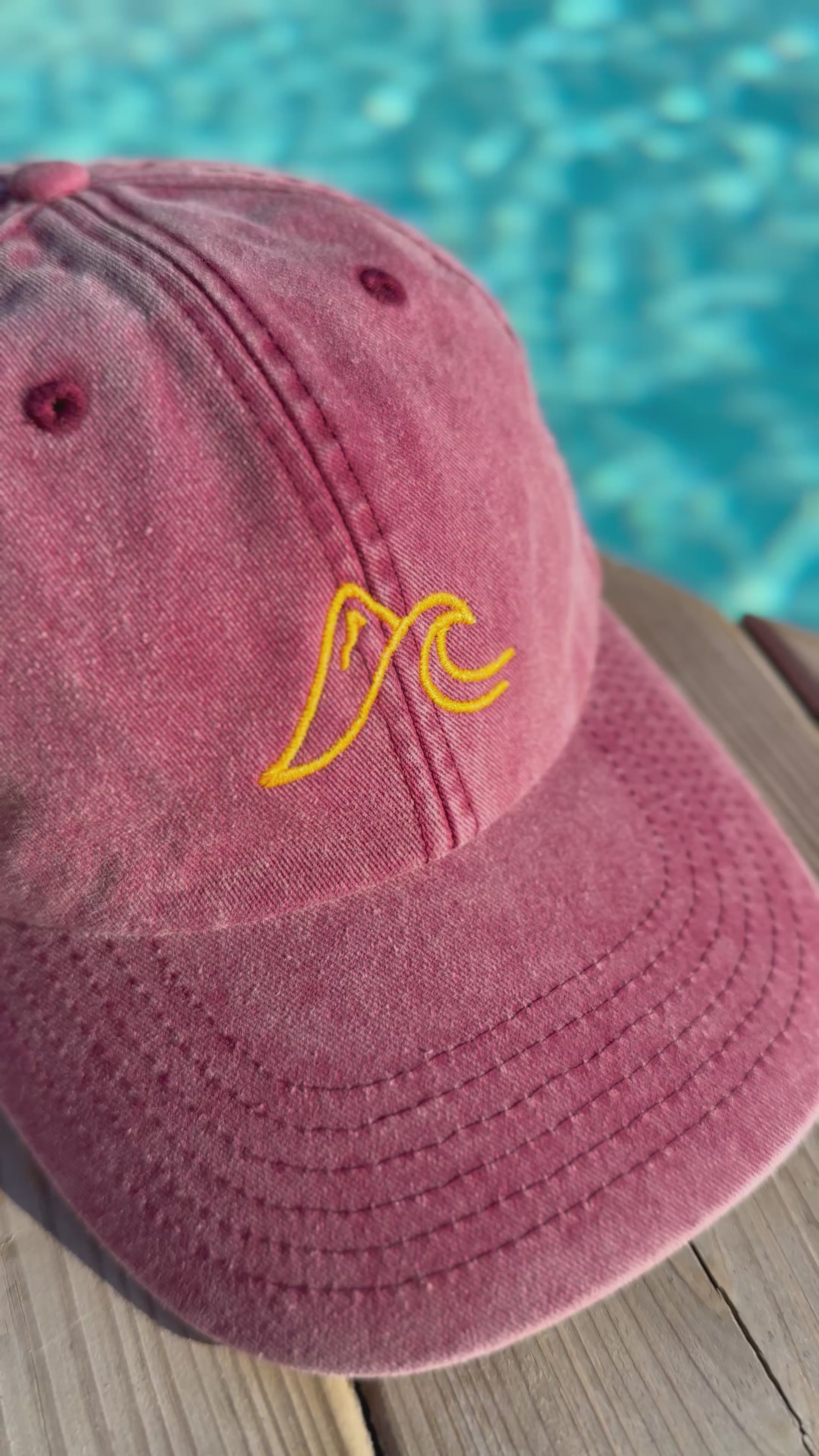 PEAK WAY WAVE | Vintage cap RED ikiway