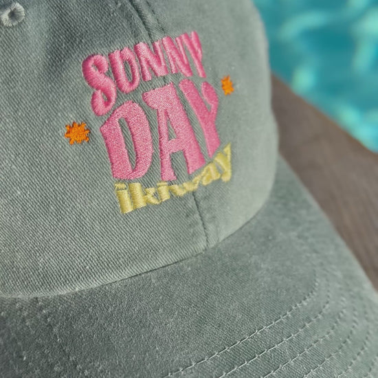  SUNNY DAY | Vintage cap GREEN ikiway 5