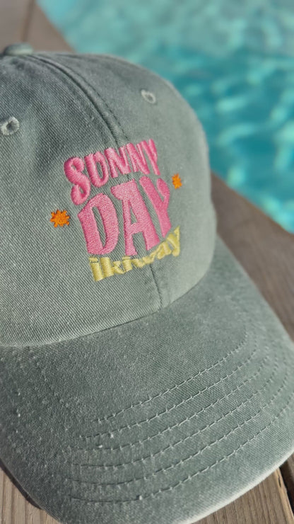  SUNNY DAY | Vintage cap GREEN ikiway 5